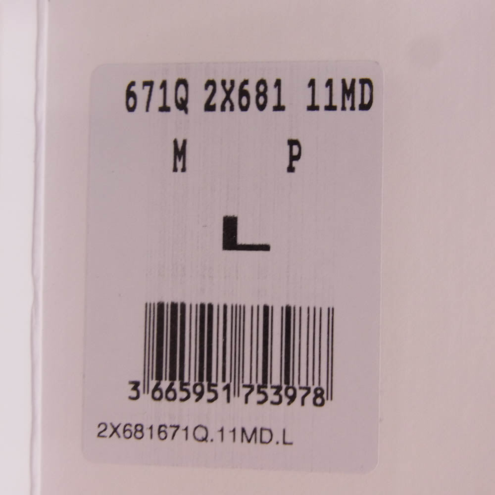 CELINE セリーヌ コットン ジャージー ロゴ プリント ルーズ Tシャツ イエロー系 L【極上美品】【中古】