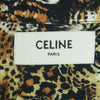 CELINE セリーヌ 22AW 2C517251S Hedi Slimane エディスリマン レオパード 半袖 シャツ ブラウン系 ブラック系 40【極上美品】【中古】