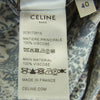 CELINE セリーヌ 22AW 2C517251S Hedi Slimane エディスリマン レオパード 半袖 シャツ ブラウン系 ブラック系 40【極上美品】【中古】
