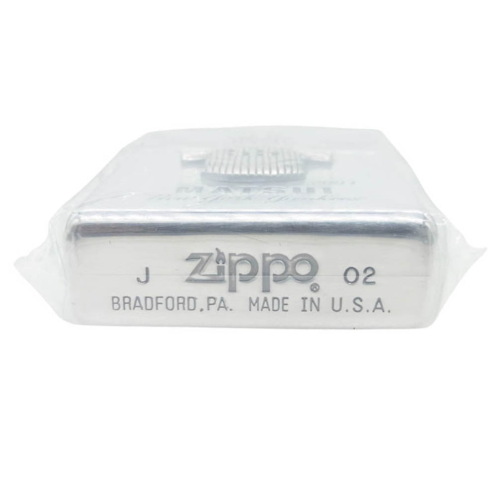ZIPPO ジッポ 2003年製 NEWYORK YANKEES ニューヨークヤンキース 55 MATSUI HIDEKI 松井秀喜 ZIPPO ジッポライター シルバー系【新古品】【未使用】【中古】