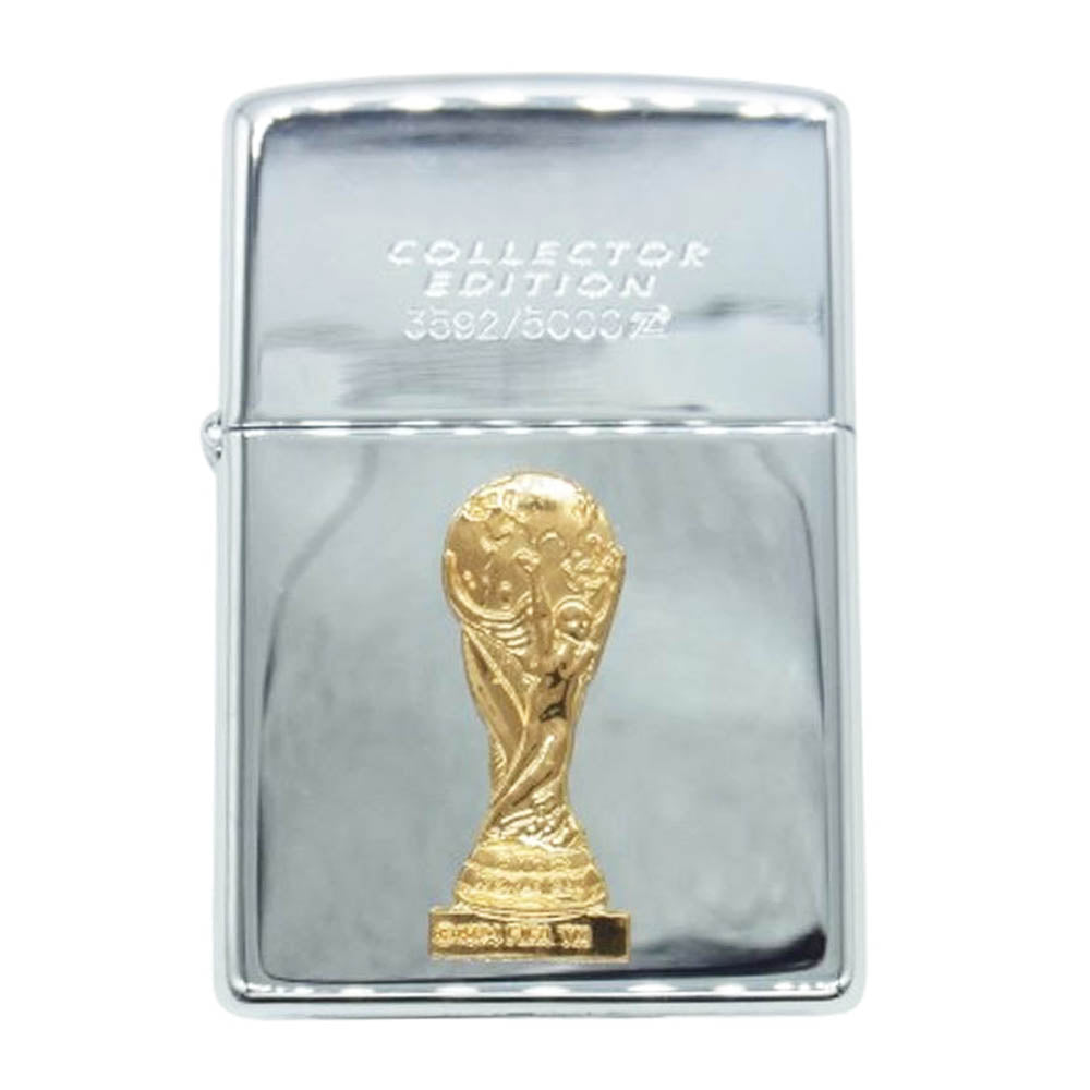 ZIPPO ジッポ 1998年 FIFA ワールドカップ フランス大会 ZIPPO ジッポライター シルバー系【新古品】【未使用】【中古】