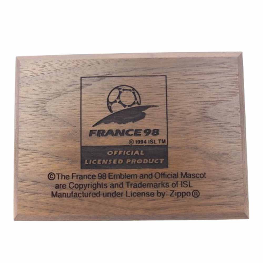 ZIPPO ジッポ 1998年 FIFA ワールドカップ フランス大会 ZIPPO ジッポライター シルバー系【新古品】【未使用】【中古】