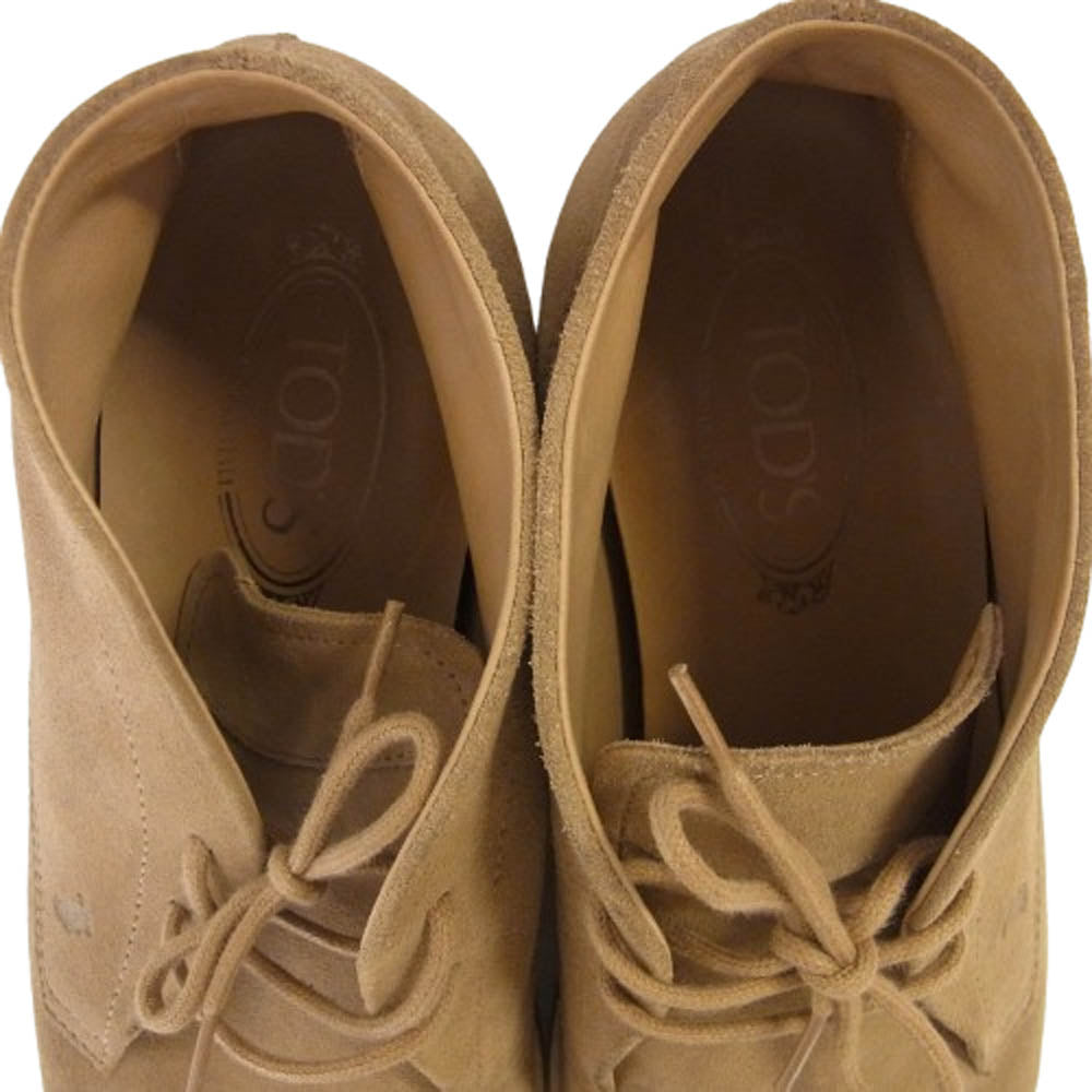 TOD’S トッズ スエード チャッカ ブーツ ブラウン系 7.5【中古】