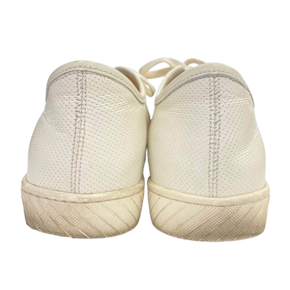 BALLY バリー サイドライン レザー スニーカー ベージュ系 7E【中古】