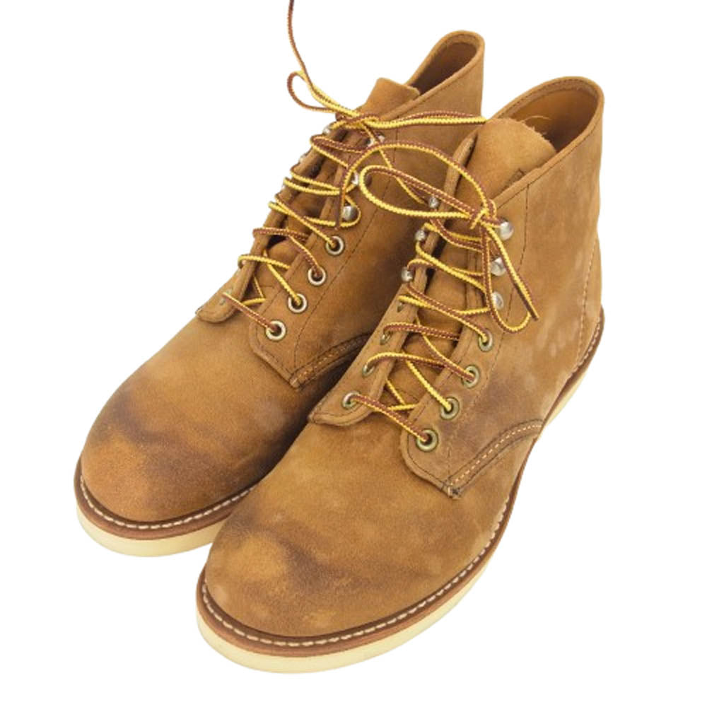 RED WING レッドウィング 8181 アイリッシュセッター スエード プレーン トゥ ブーツ ブラウン系 26cm【中古】