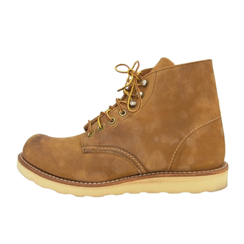 RED WING レッドウィング 8181 アイリッシュセッター スエード プレーン トゥ ブーツ ブラウン系 26cm【中古】