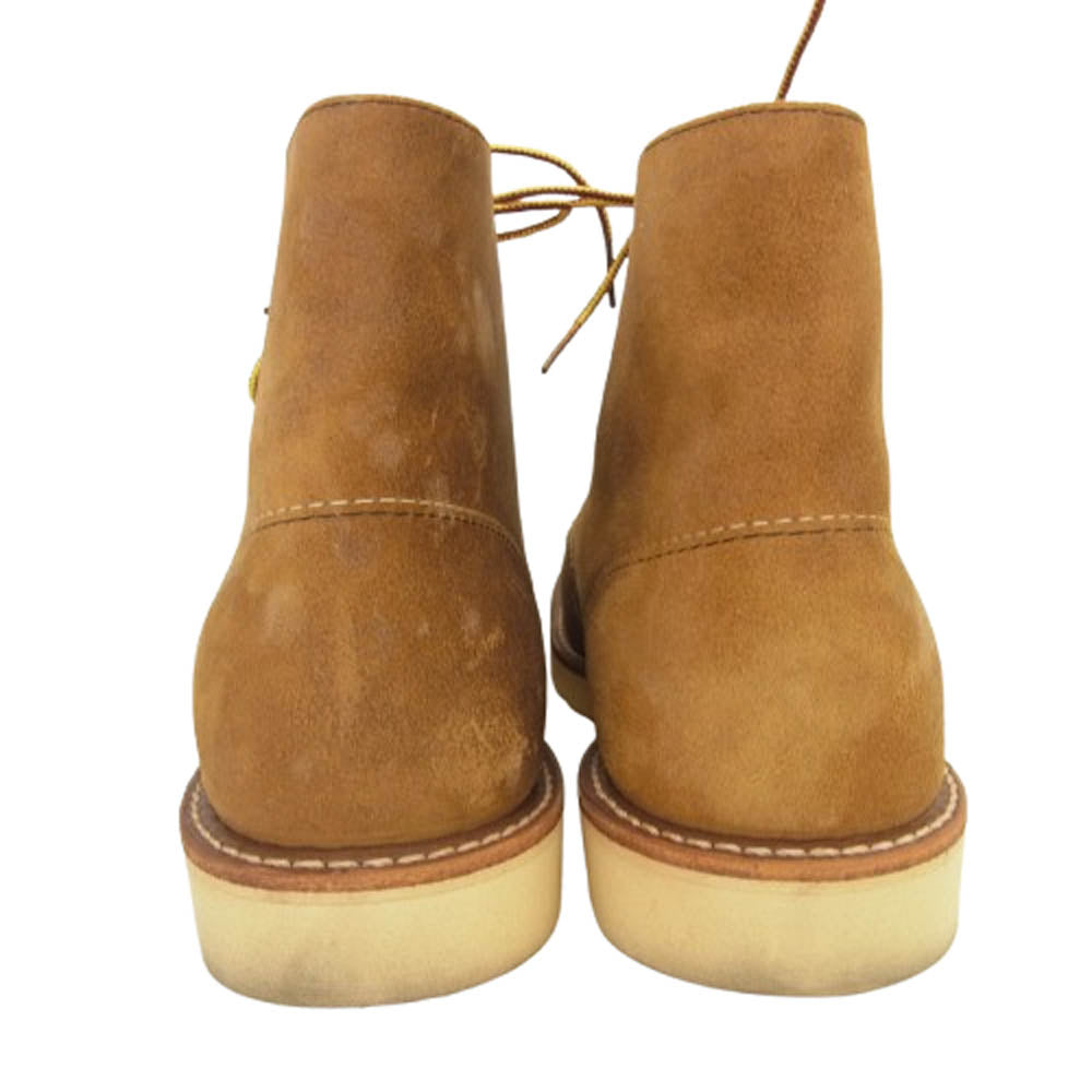 RED WING レッドウィング 8181 アイリッシュセッター スエード プレーン トゥ ブーツ ブラウン系 26cm【中古】