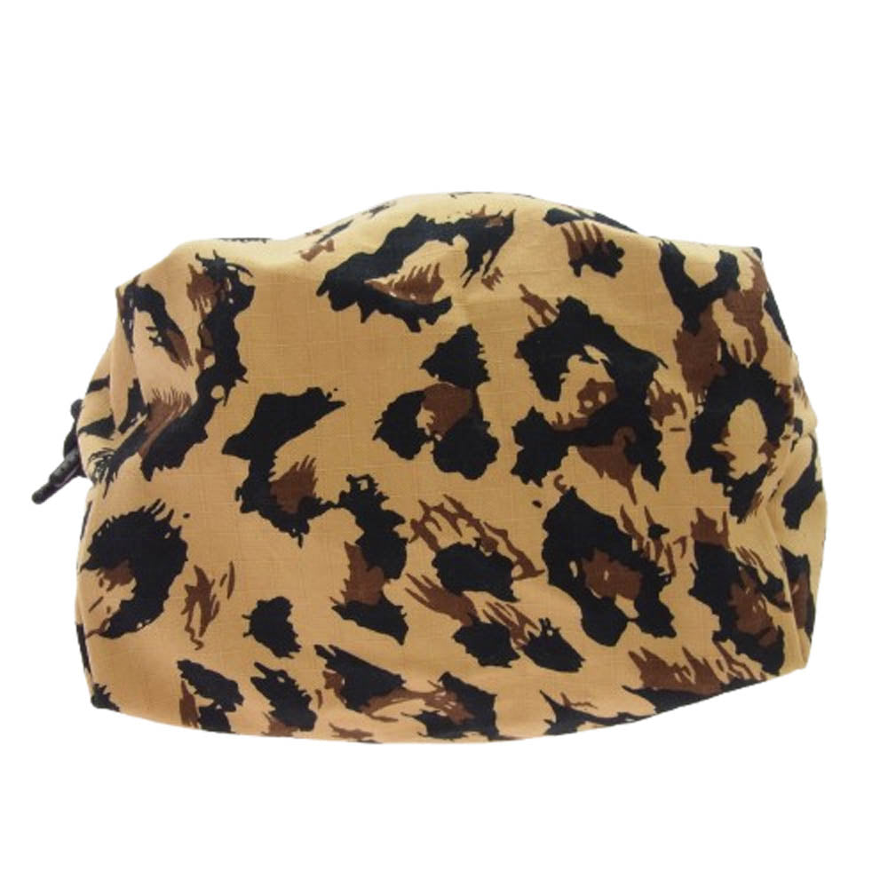 WACKO MARIA ワコマリア 25SS-WMA-BG08 LEOPARD DRAWSTRING BAG レオパード ポーチ ベージュ系【中古】