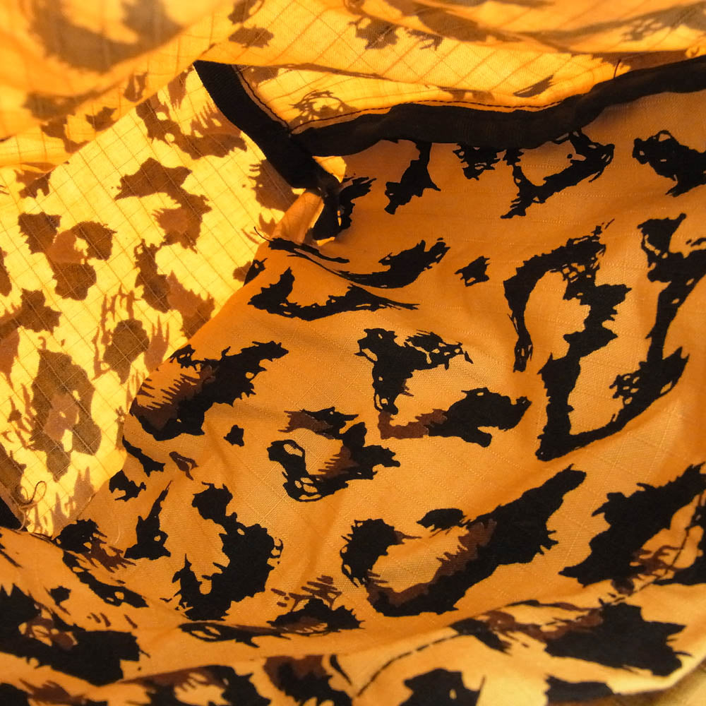 WACKO MARIA ワコマリア 25SS-WMA-BG08 LEOPARD DRAWSTRING BAG レオパード ポーチ ベージュ系【中古】