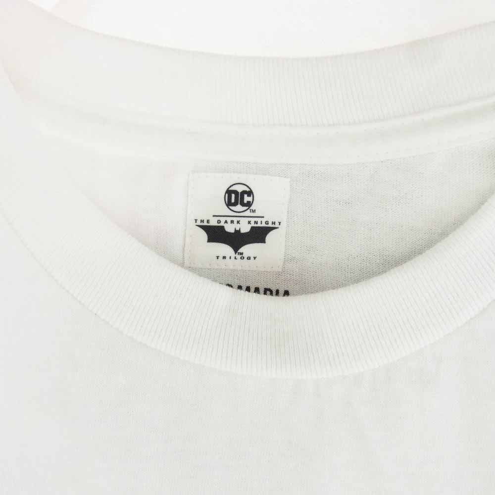 WACKO MARIA ワコマリア × The Dark Knight Trilogy ダークナイトトリロジー バックプリント ジョーカー Tシャツ 半袖 ホワイト系 L【中古】