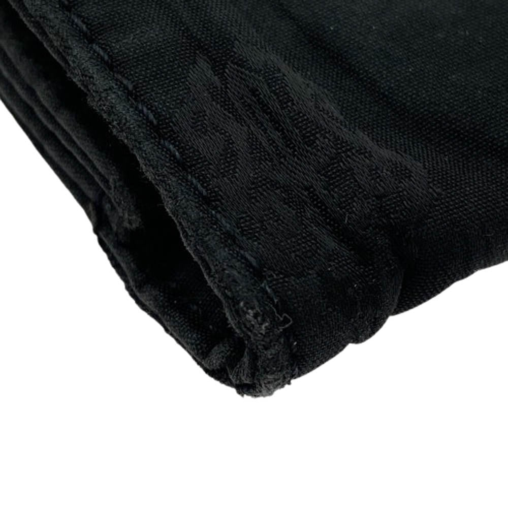 CHROME HEARTS クロムハーツ（原本無） 2ZIP 2ジップ クロスボールボタンナイロンウォレット ブラック系【中古】