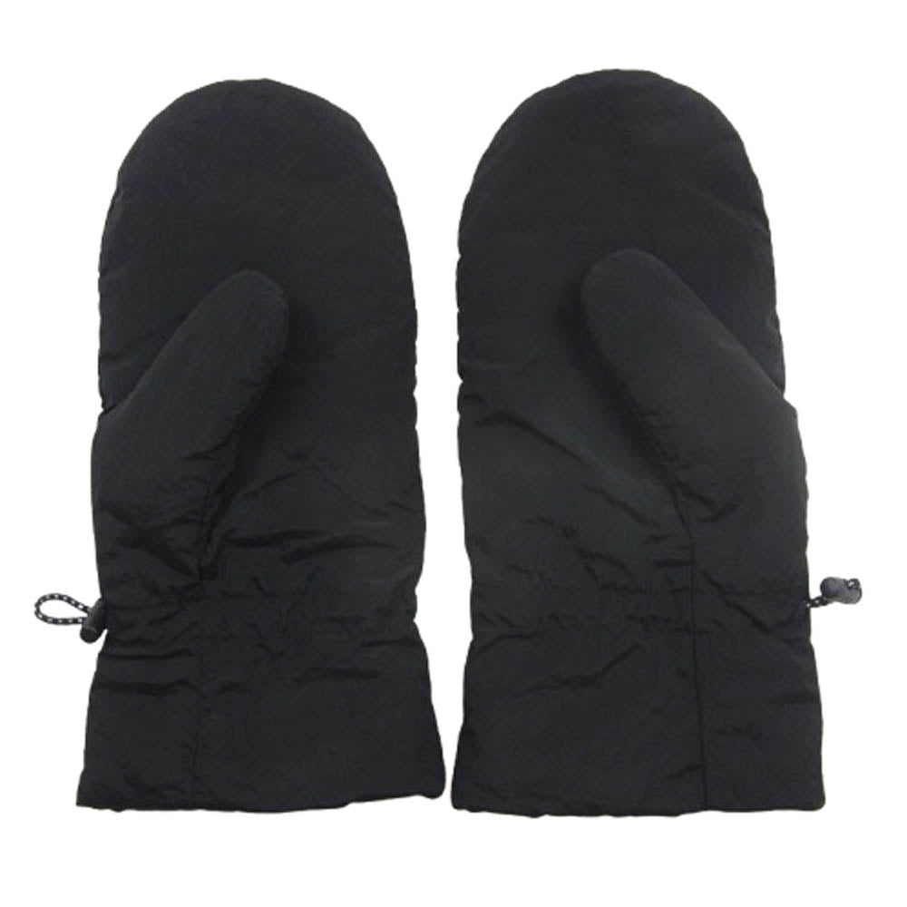 Y-3 Yohji Yamamoto ワイスリー ヨウジヤマモト GK0631 MITTEN GLOVES ロゴプリント ミトン グローブ 手袋 ブラック系 L【中古】