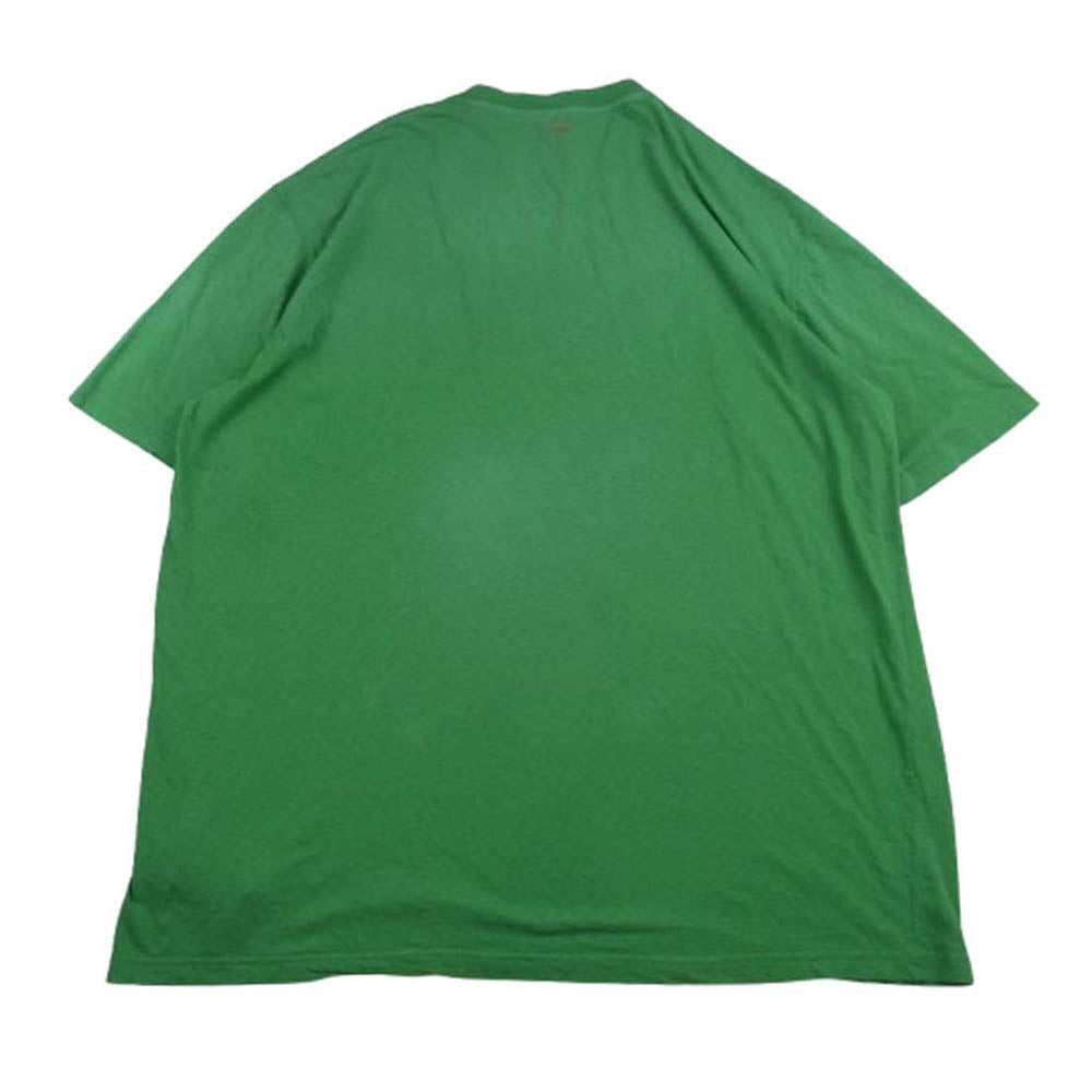 ACNE STUDIOS アクネストゥディオズ FA-UX-TSHI000079 OVERSIZED T-SHIRT フェイスパッチ オーバーサイズ Tシャツ 半袖カットソー グリーン系 L/XL【中古】