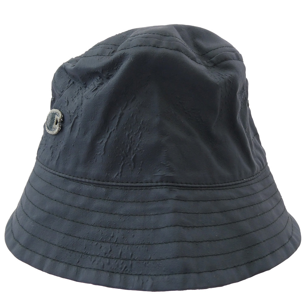 Rick Owens リックオウエンス CM21S0022-805406 × Champion チャンピオン GILLLINGAN HAT NYLON ナイロン バケットハット 帽子 ブラック系 XL【中古】