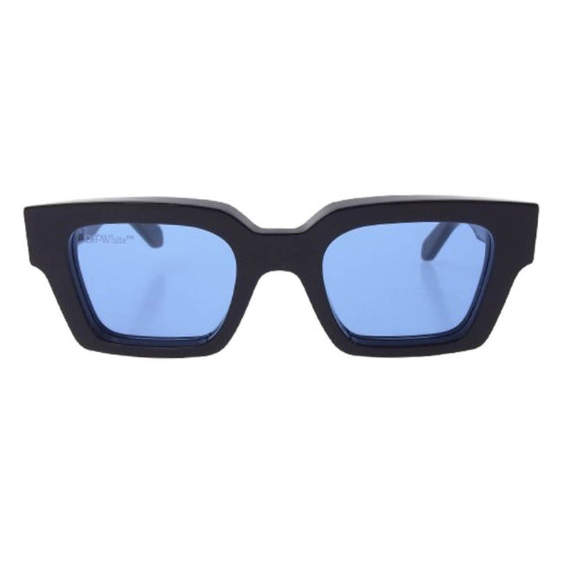 OFF-WHITE オフホワイト 21AW OERI008 1045 Prescription Virgil Sunglasses スクエア カラーレンズ サングラス アイウェア ブラック系 50□22-145【中古】