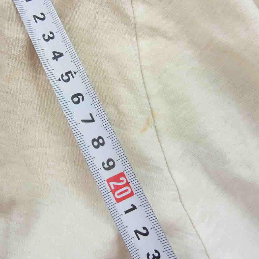 ACNE STUDIOS アクネストゥディオズ 24SS FN-UX-TSHI000016 STOCKHOLM 1996 LOGO T-SHIRT RELAXED FIT ダメージ加工 ロゴプリント 長袖カットソー ホワイト系 S【中古】