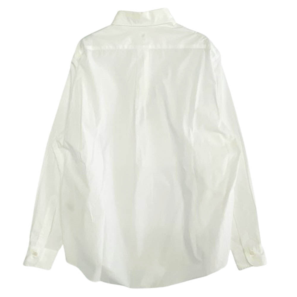 レショップ 21-050-053-2170-1-0 WIDE Reguler Shirts レギュラー カラー コットン 長袖 シャツ ホワイト系 2【中古】