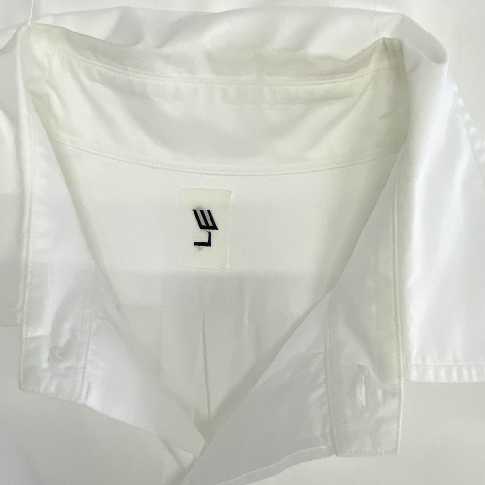 レショップ 21-050-053-2170-1-0 WIDE Reguler Shirts レギュラー カラー コットン 長袖 シャツ ホワイト系 2【中古】