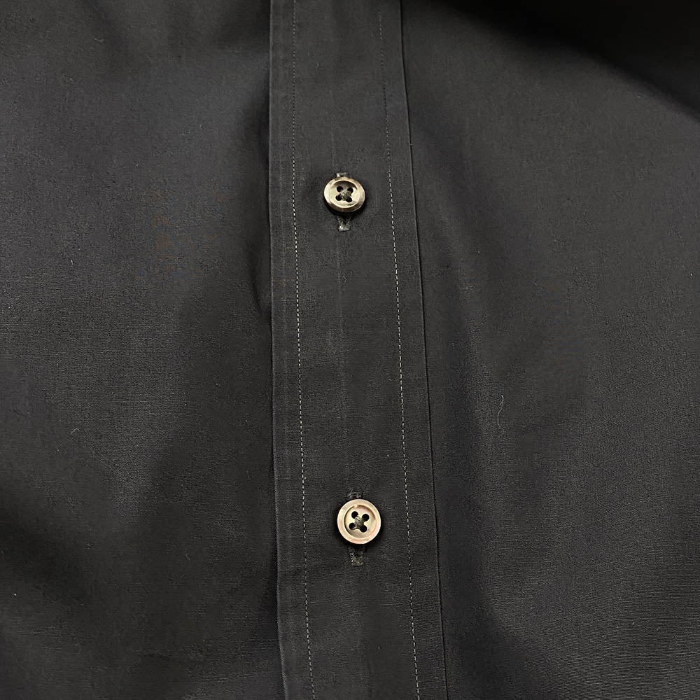 レショップ 21-050-053-2170-1-0 WIDE Reguler Shirts ブロードシャツ コットン 長袖 シャツ ネイビー系 2【中古】