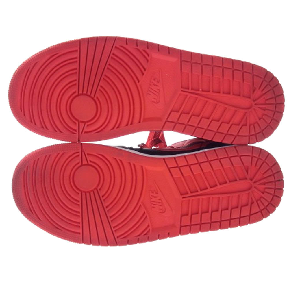 NIKE ナイキ DQ8426-060 Air Jordan 1 Mid Bred Toe エア ジョーダン 1 ミッド ブレッドトゥ ブラック系 レッド系 26.5cm【中古】