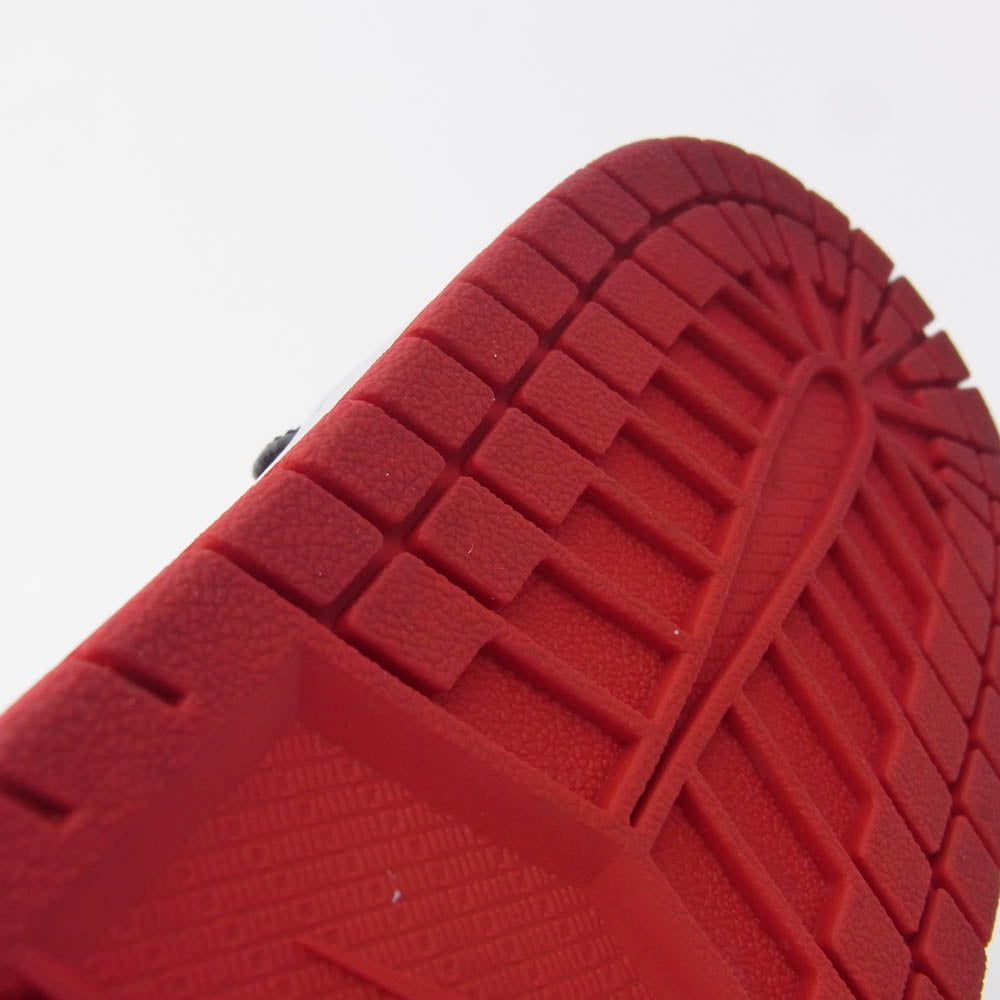 NIKE ナイキ DQ8426-060 Air Jordan 1 Mid Bred Toe エア ジョーダン 1 ミッド ブレッドトゥ ブラック系 レッド系 26.5cm【中古】