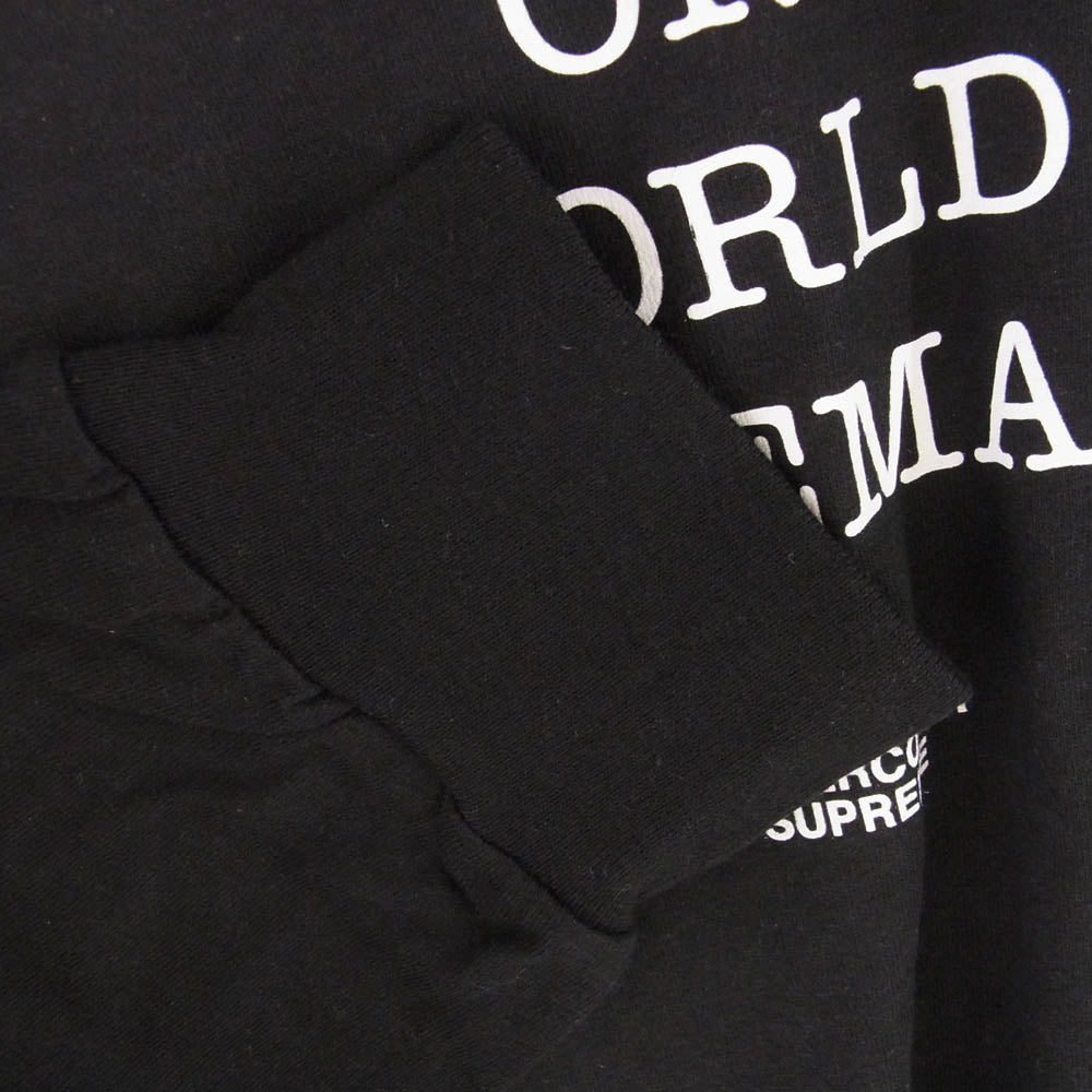 Supreme シュプリーム 18SS × UNDERCOVER Public Enemy Counterattack L/S Tee アンダーカバー パブリック・エナミー ロングスリーブ Tシャツ 長袖 カットソー ブラック系 M【極上美品】【中古】