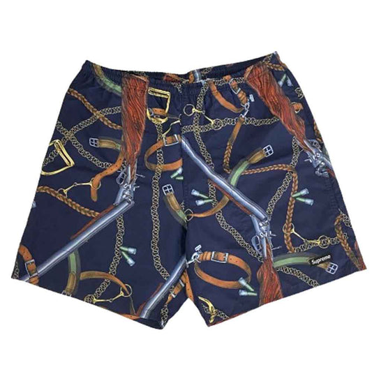 Supreme シュプリーム 14SS Remington Water Short レミントン ウォーター ショーツ ボックスロゴタグ付 マルチカラー系 M【極上美品】【中古】