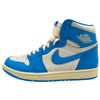 NIKE ナイキ 25SS AIR JORDAN 1 RETRO HIGH OG UNC Reimagined エアジョーダン1 レトロ ハイ OG UNC リイマジンド ハイカット スニーカー ブルー系 27.5cm【新古品】【未使用】【中古】
