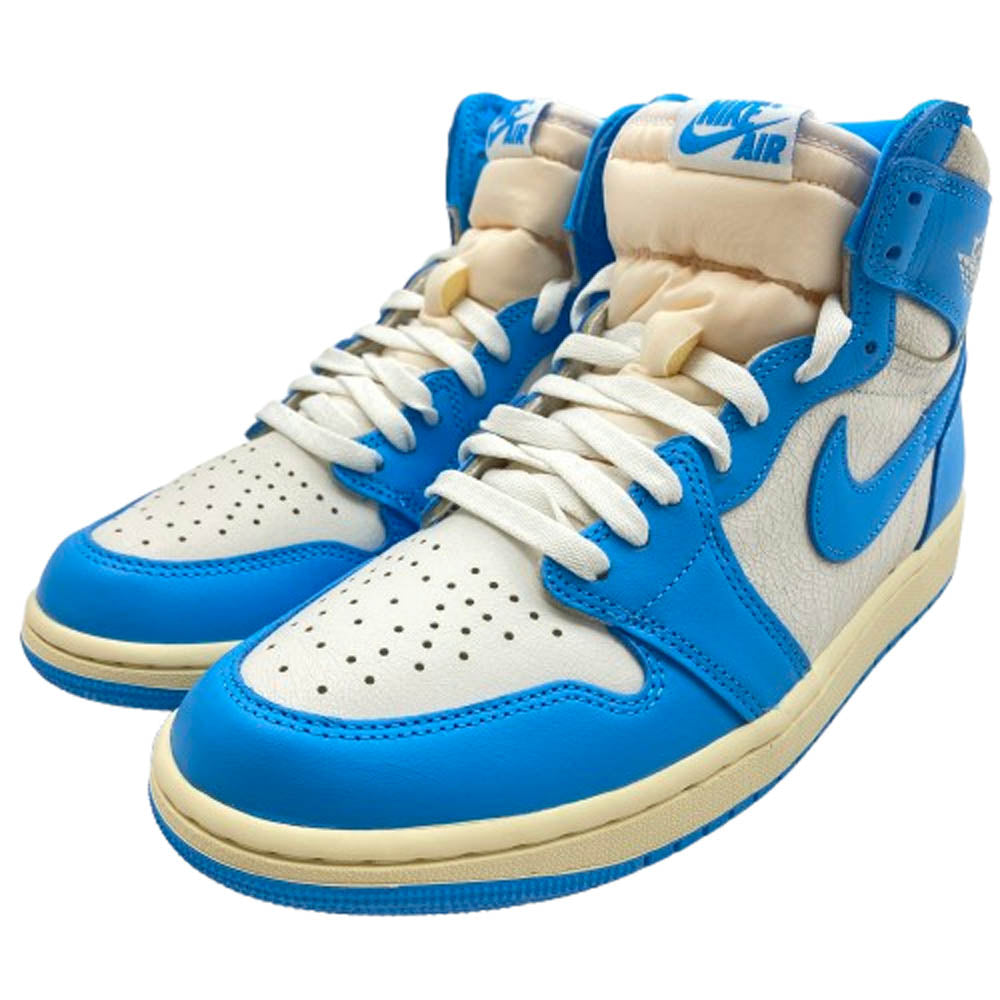 NIKE ナイキ 25SS AIR JORDAN 1 RETRO HIGH OG UNC Reimagined エアジョーダン1 レトロ ハイ OG UNC リイマジンド ハイカット スニーカー ブルー系 27.5cm【新古品】【未使用】【中古】