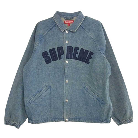 Supreme シュプリーム 25SS Arc Denim Coaches Jacket Washed Indigo アーチロゴ デニム コーチ ジャケット ブルゾン インディゴブルー系 M【新古品】【未使用】【中古】