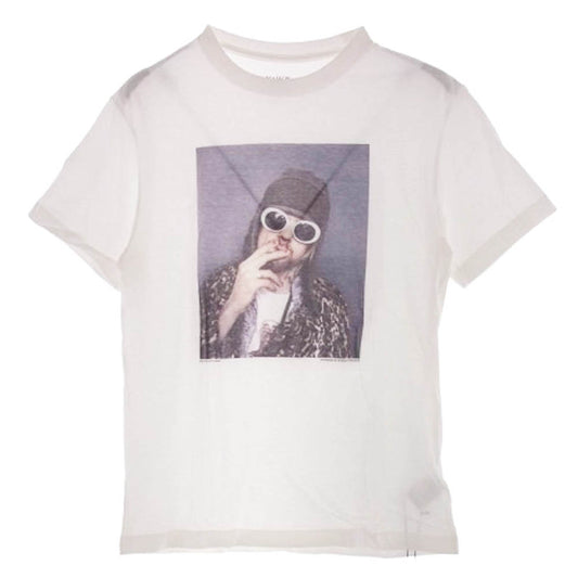 メゾンドリーファー Kurt Cobain カートコバーン フォトプリント 半袖 Tシャツ ホワイト系 38【極上美品】【中古】