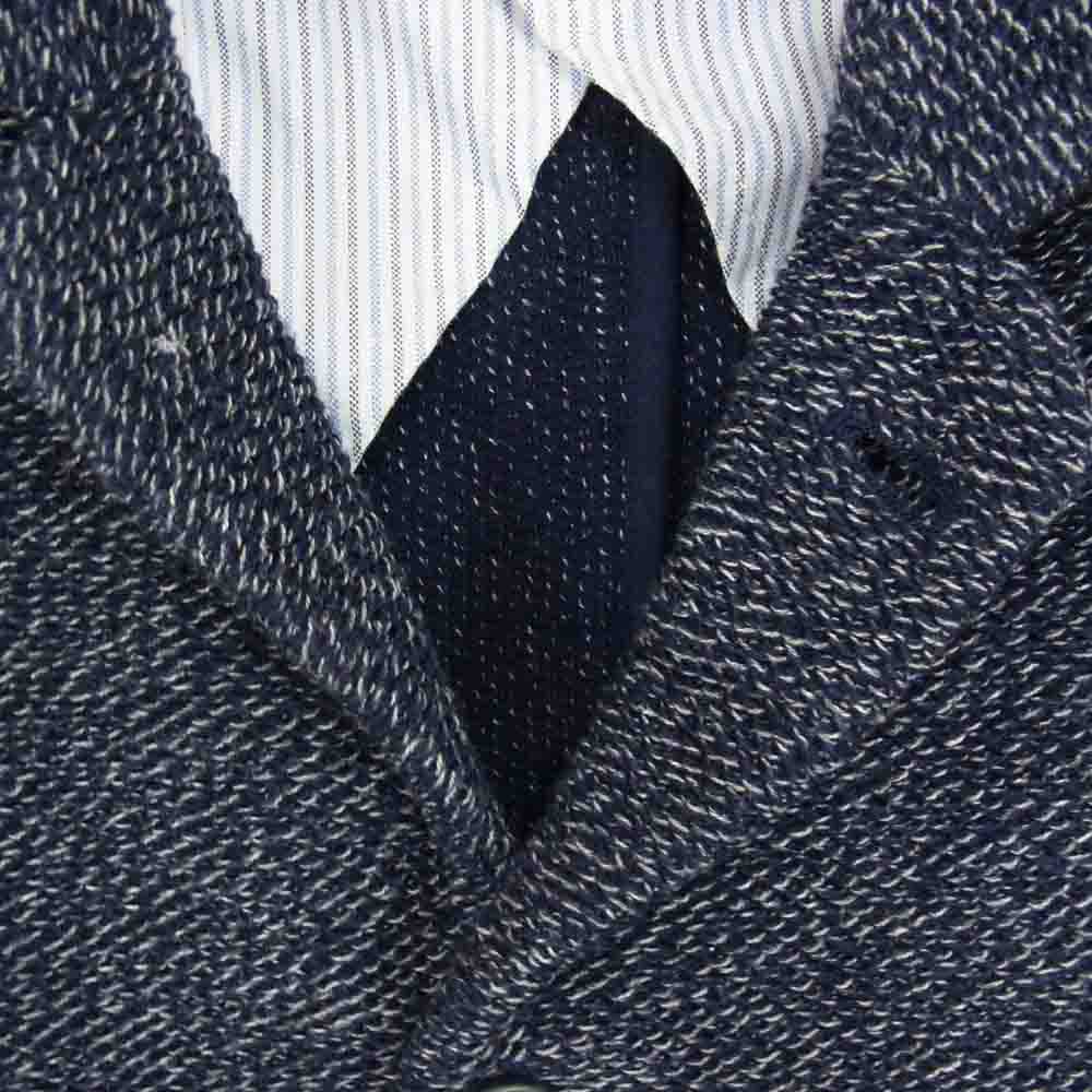 SHIPS シップス 801-23-0462 サマーニット 3B テーラード ジャケット ネイビー系 L【中古】