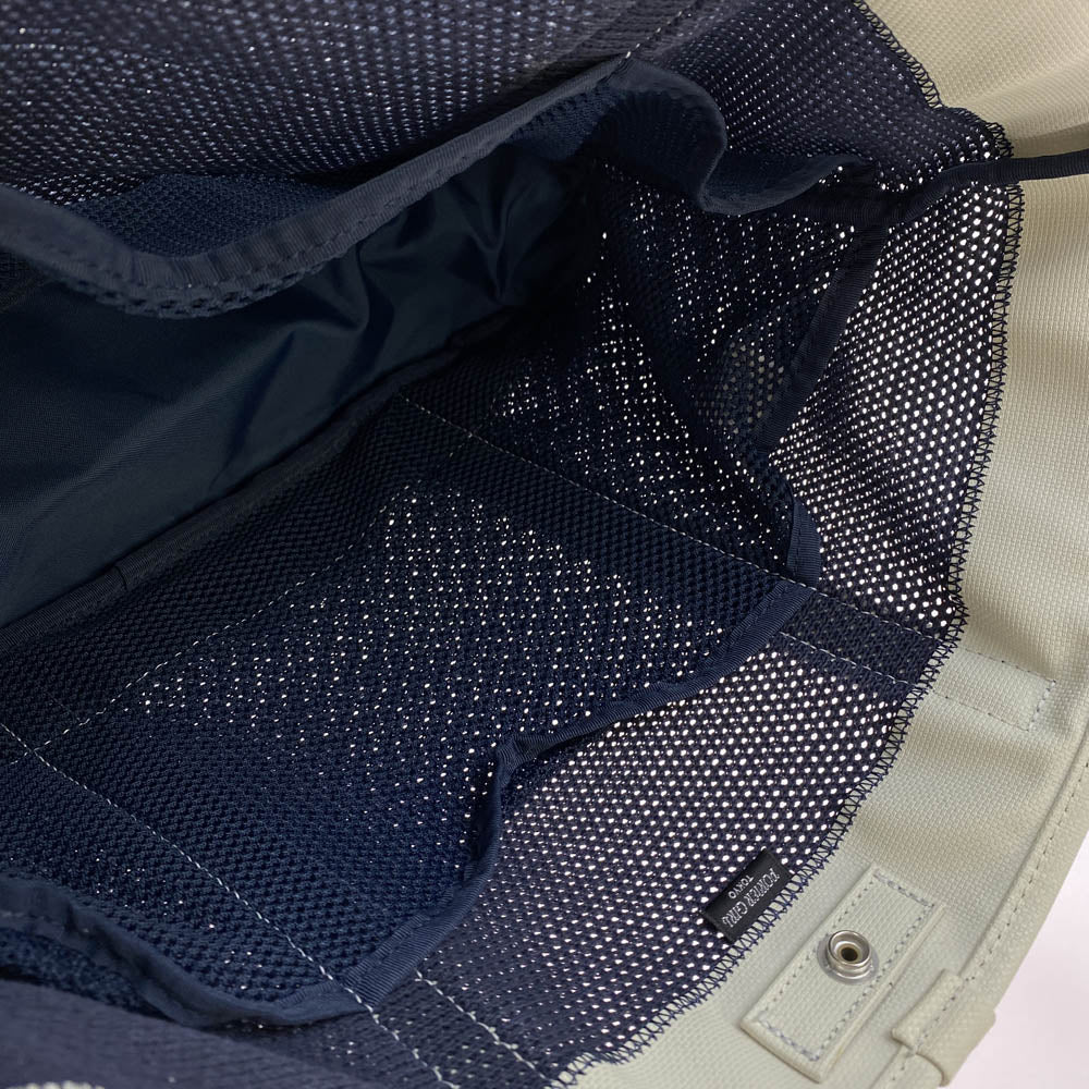 PORTER ポーター GIRL BOYFRIEND MESH TOTE BAG  ガール ボーイ フレンド メッシュ トート バッグ ベージュ系 ネイビー系【中古】