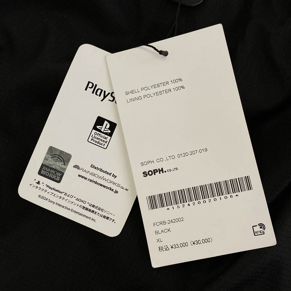 F.C.R.B. エフシーアールビー FCRB-242002 PlayStation WARM UP PANTS プレイステーション ウォーム アップ パンツ ブラック系 XL【極上美品】【中古】