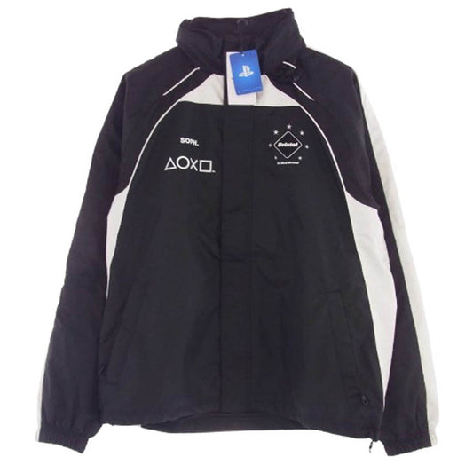 F.C.R.B. エフシーアールビー 24AW FCRB-242000 PlayStation WARM UP JACKET プレイステーション ウォーム アップ ジャケット ブラック系 L【極上美品】【中古】