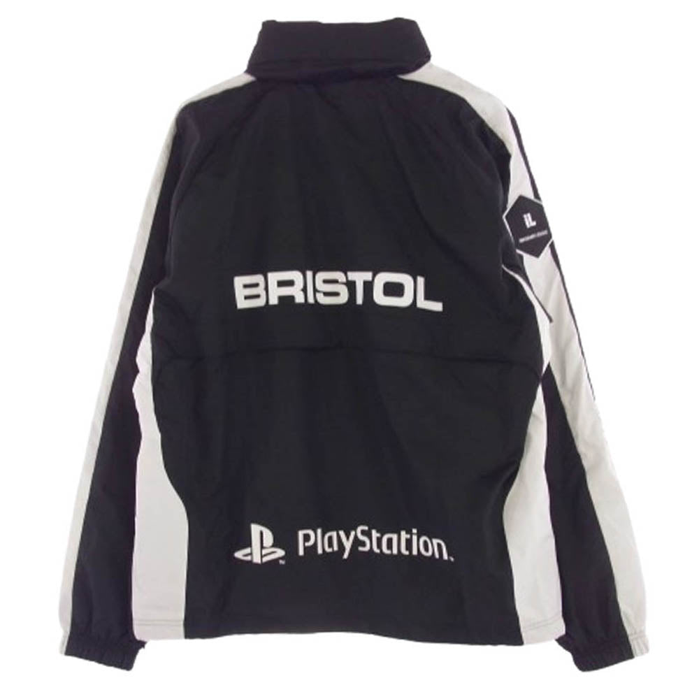 F.C.R.B. エフシーアールビー 24AW FCRB-242000 PlayStation WARM UP JACKET プレイステーション ウォーム アップ ジャケット ブラック系 L【極上美品】【中古】