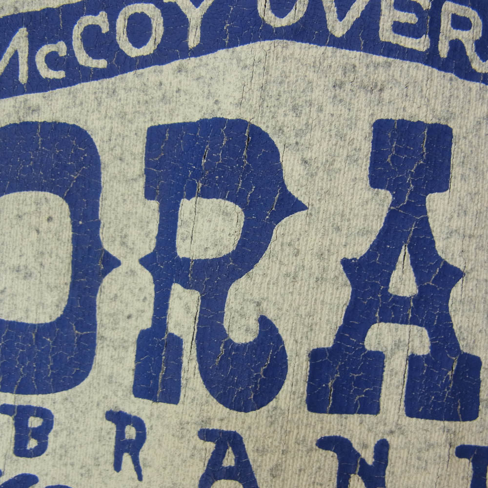 TOY'S McCOY トイズマッコイ 600 RANCH プリント 丸首 クルーネック 半袖 Tシャツ ブラック系 S【中古】