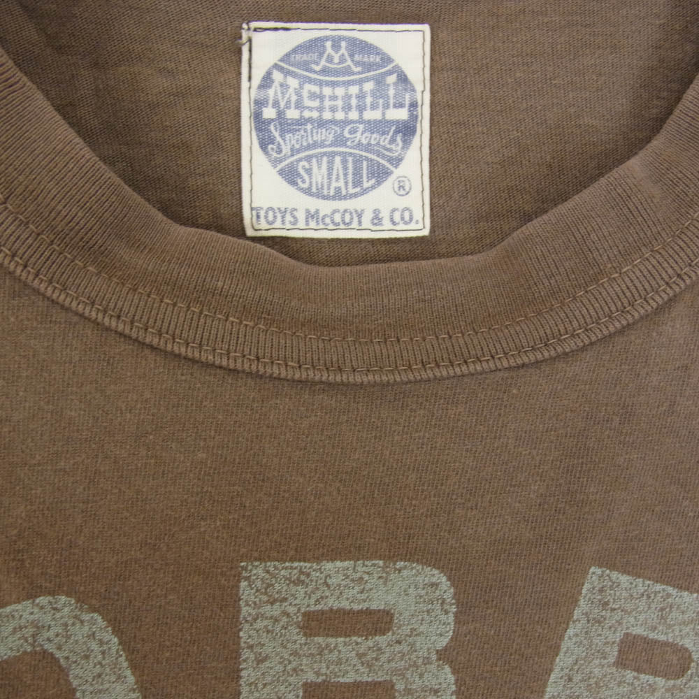 TOY'S McCOY トイズマッコイ COBRA コブラ 半袖 Tシャツ ブラウン系 S【中古】