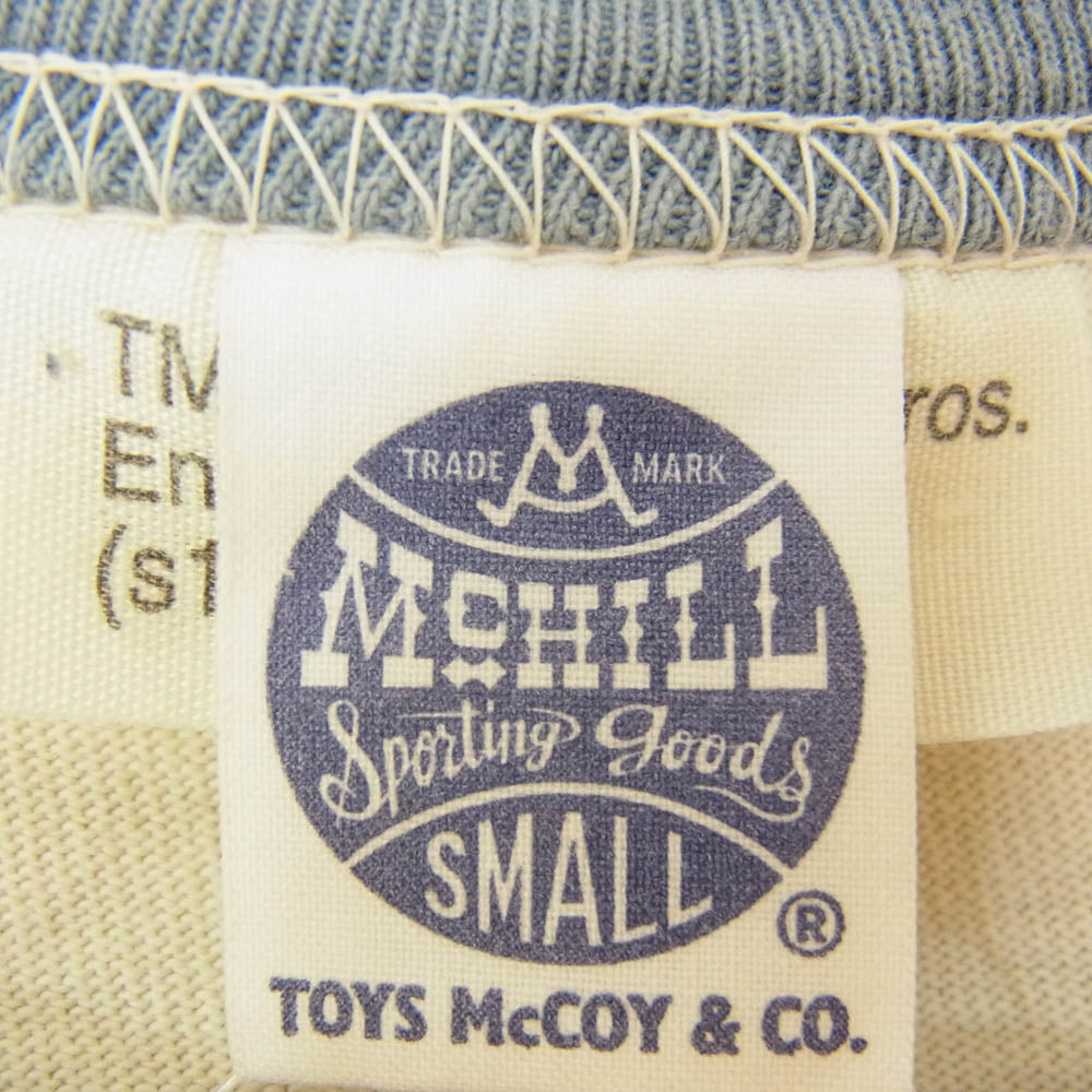 TOY'S McCOY トイズマッコイ MILITARY TEE 90TH FIGHTER SQDN プリント トリム Tシャツ オフホワイト系 S【中古】