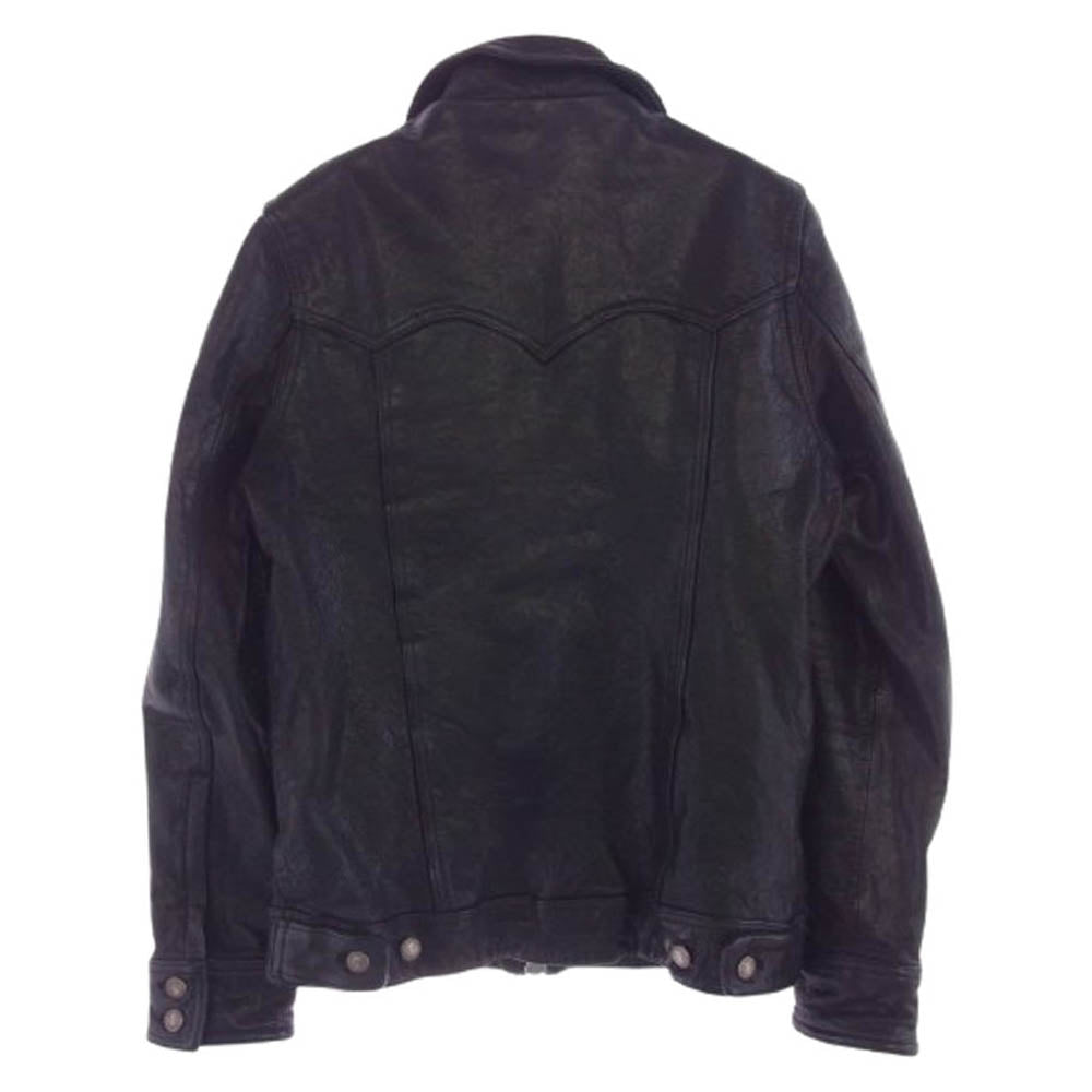 JACKROSE ジャックローズ CLS-JK-0041J × COLLARS 武装戦線 アンティークレザー ジャケット ブラック系 L【中古】