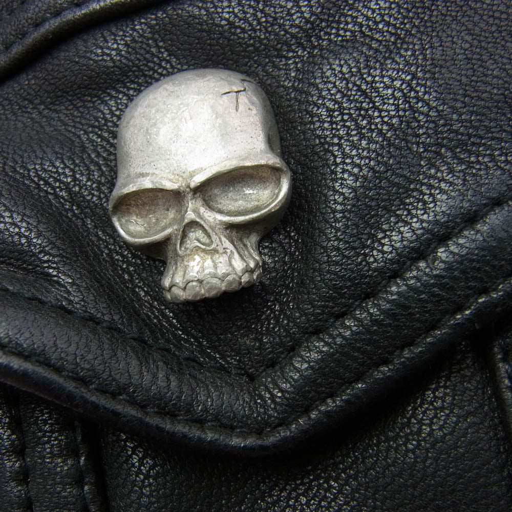 JACKROSE ジャックローズ CLS-JK-0041J × COLLARS 武装戦線 アンティークレザー ジャケット ブラック系 L【中古】