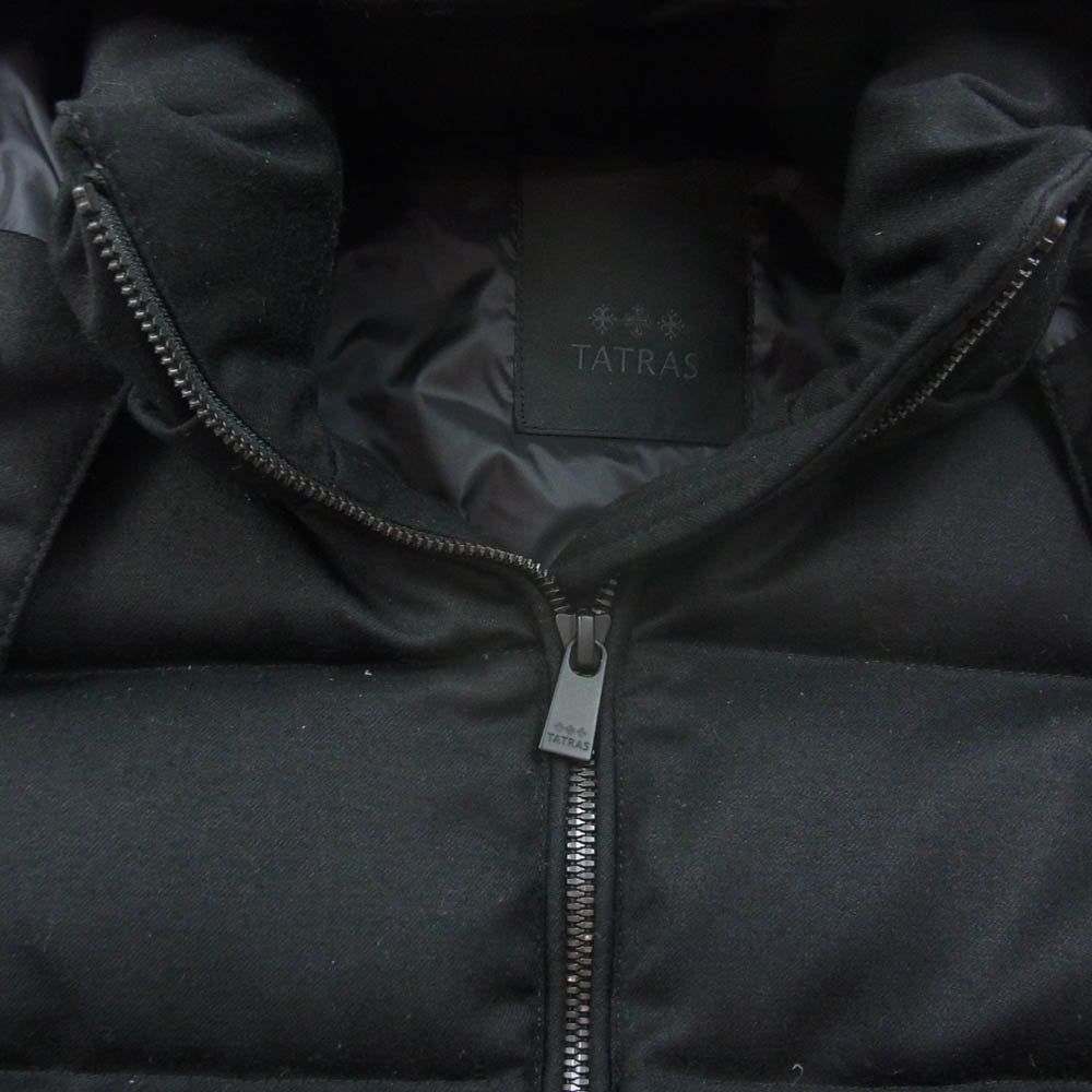 TATRAS タトラス MTA20A4373 SOVER DOWN VEST ソヴェール フード付き ダウンベスト ブラック系 04【中古】