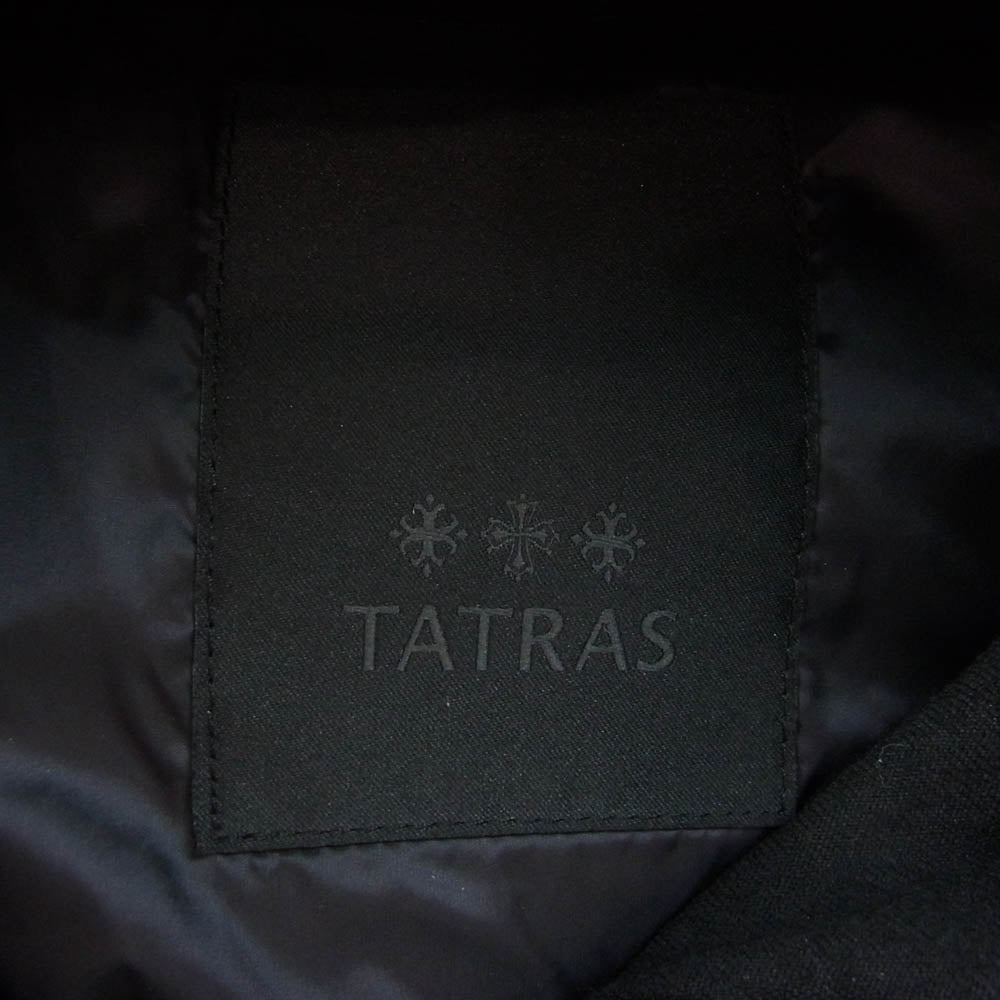 TATRAS タトラス MTA20A4373 SOVER DOWN VEST ソヴェール フード付き ダウンベスト ブラック系 04【中古】