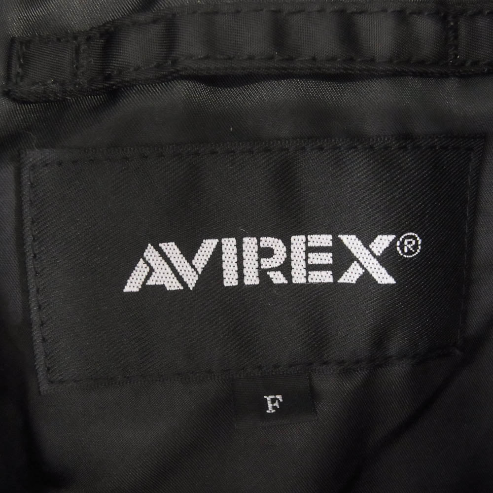 AVIREX アヴィレックス 783-4952053 WEB＆DEPOT限定 MA-1 REMODEL MARK2  ミリタリー ジャケット ブラック系 F【美品】【中古】
