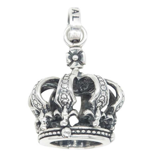 ROYAL ORDER ロイヤルオーダー CROWN クラウン ペンダント トップ ネックレストップ シルバー系【中古】