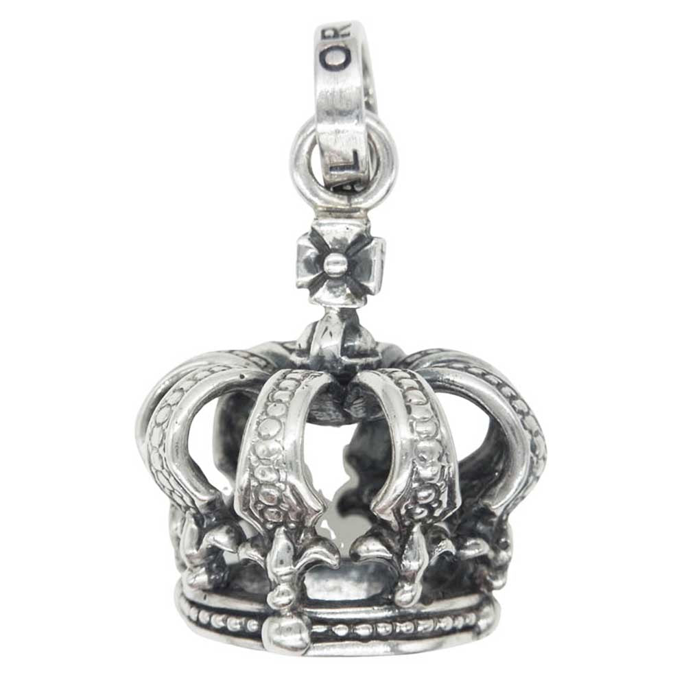 ROYAL ORDER ロイヤルオーダー CROWN クラウン ペンダント トップ ネックレストップ シルバー系【中古】