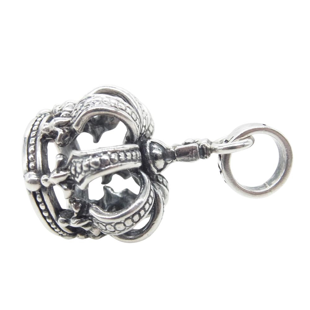 ROYAL ORDER ロイヤルオーダー CROWN クラウン ペンダント トップ ネックレストップ シルバー系【中古】