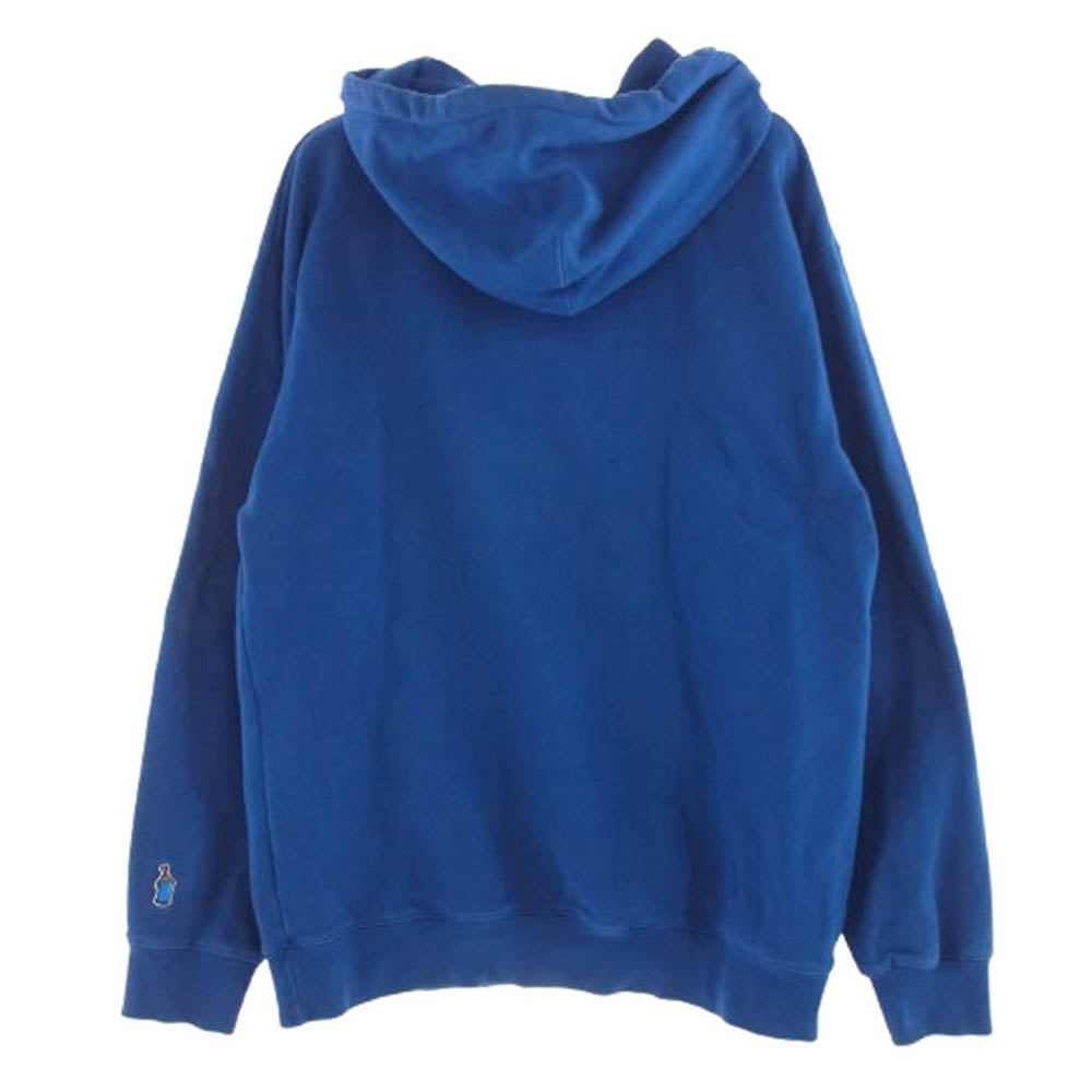 XLARGE エクストララージ 101203012019 EMBROIDERY GRAFFITI HOODED SWEAT プルオーバー フード スウェット パーカー ブルー系 XL【中古】