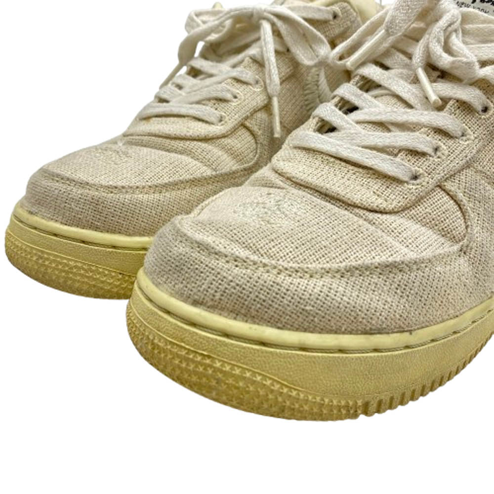 NIKE ナイキ CZ9084-200 Stussy Air Force 1 Low Fossil Stone ステューシー エアフォース 1 ロー フォッシルストーン オフホワイト系 27.5cm【中古】