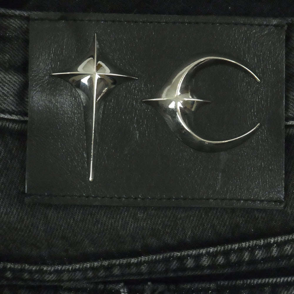 サグクラブ 23AW TC23PT0702 国内正規品 Tribal Denim Pants トライバル デニム パンツ グレー系 BLACK L 3【美品】【中古】